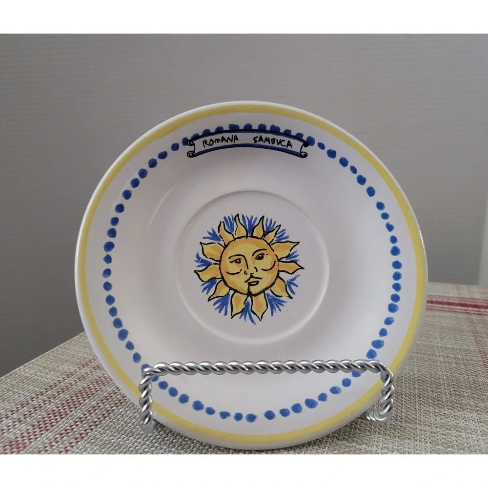 Espresso Plates Sun Pattern Canape Plates‎ by Romana Sambuca Small Plate 5 Set